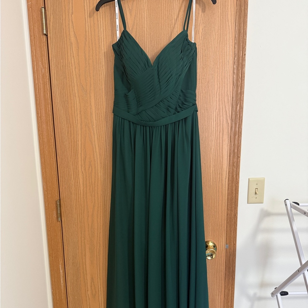 Hunter Green Bridesmaid Dress